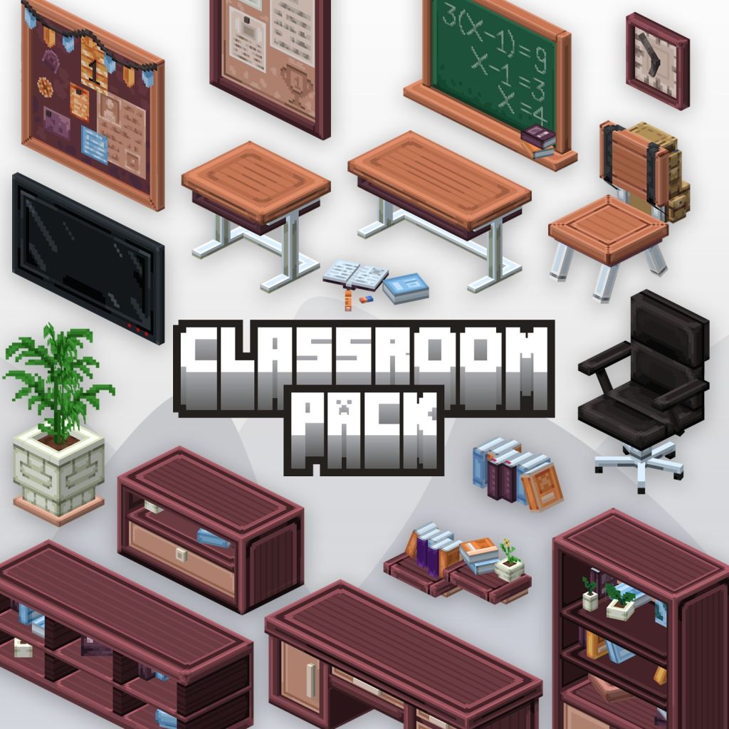 School Classroom Furniture Pack EliteCreatures