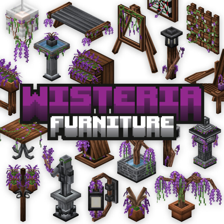 Wisteria Furniture Volume 1 EliteCreatures 3D Model Shop