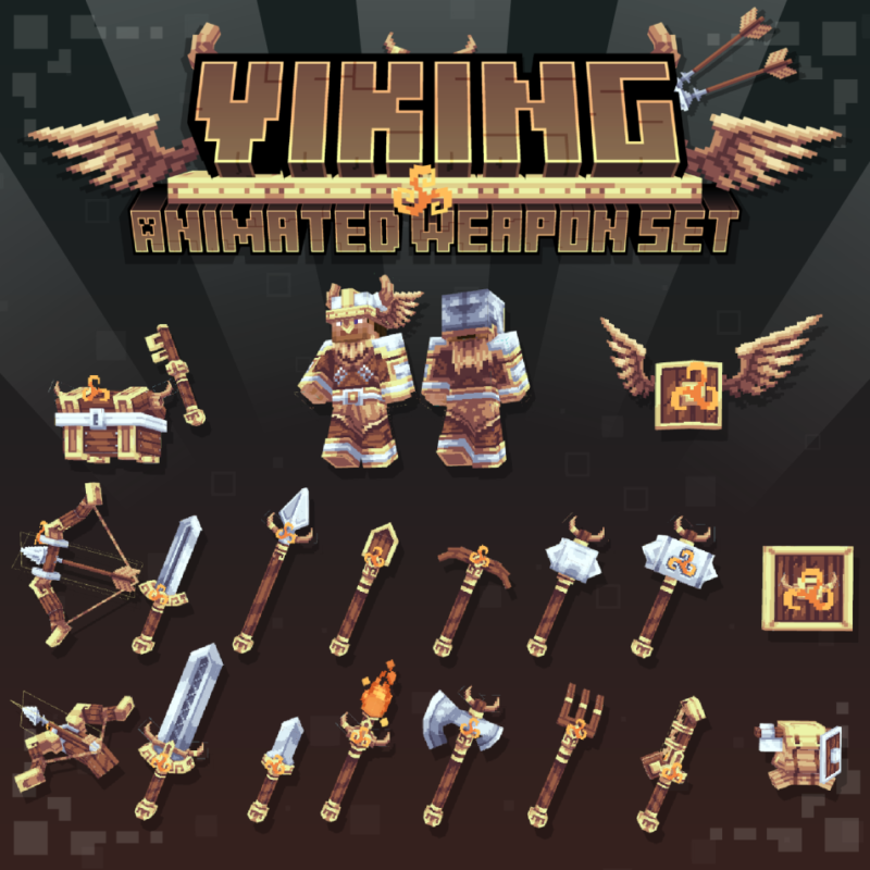 Viking Animated Weapon Set