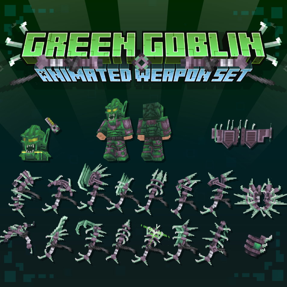Green Goblin Animated Weapon Set