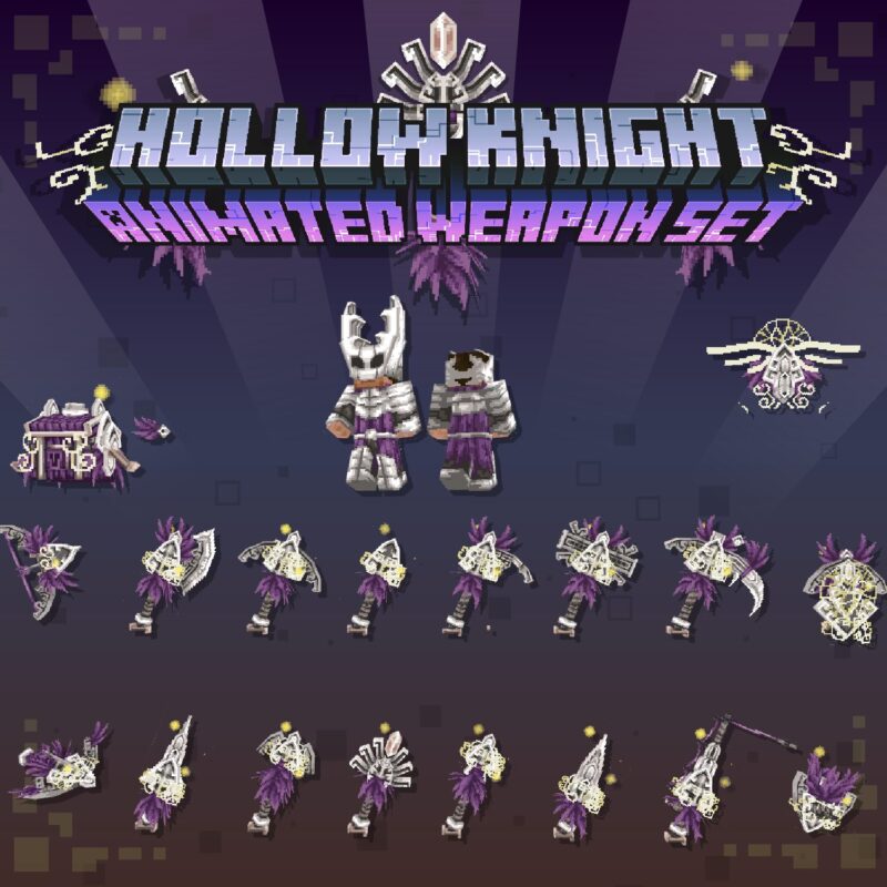 Hollow Knight Animated Weapon Set