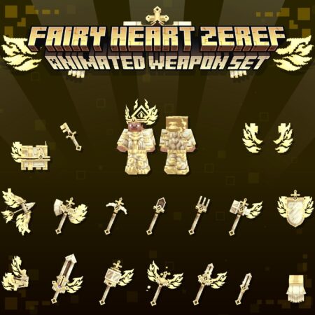 Fairy Heart Zeref Animated Weapon Set