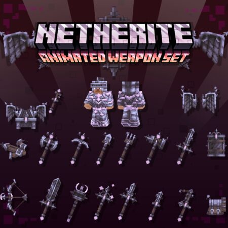 Netherite Animated Weapon Set