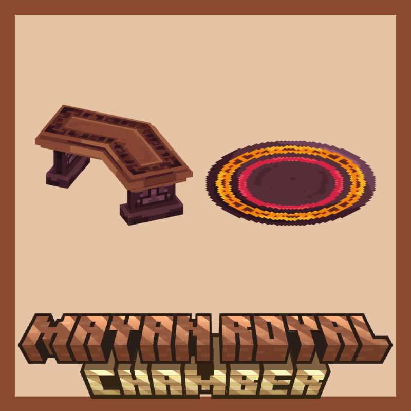 Mayan Royal Chamber Animated Furniture - Image 2