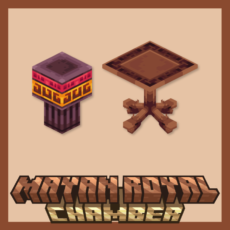 Mayan Royal Chamber Animated Furniture - Image 3