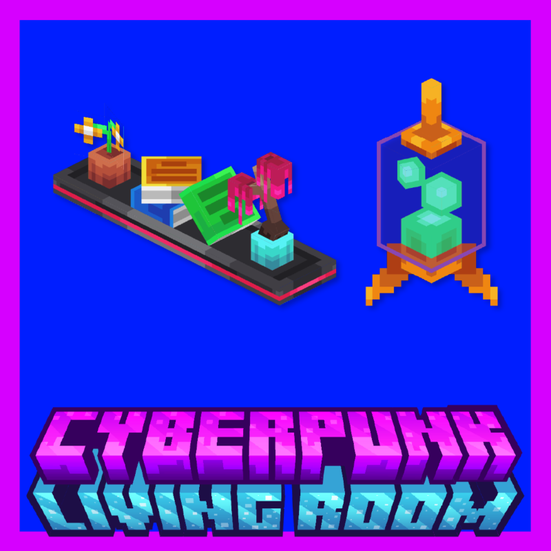 Cyberpunk Living Room Animated Furniture - Image 3