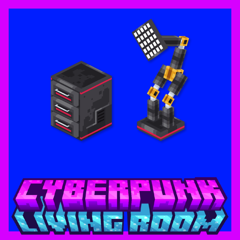 Cyberpunk Living Room Animated Furniture - Image 5