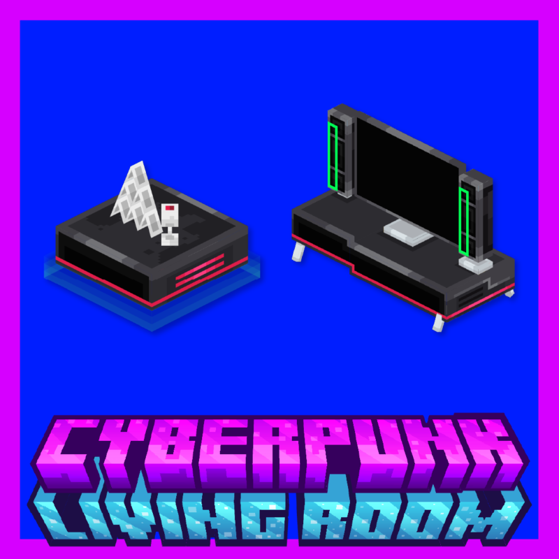 Cyberpunk Living Room Animated Furniture - Image 6